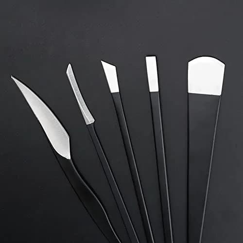 LOOKSEVEN Pedicure Knife Set 5 Pieces | Stainless Steel Ingrown Toenail Tools for Feet thumbnail 4