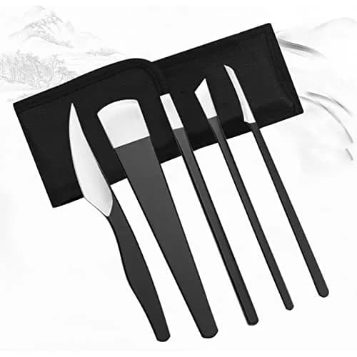 LOOKSEVEN Pedicure Knife Set 5 Pieces | Stainless Steel Ingrown Toenail Tools for Feet thumbnail 3