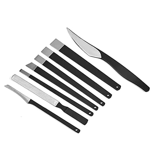 LOOKSEVEN Pedicure Knife Set 8 Pieces Stainless Steel & ABS | For Ingrown Toe Nails & Callus Removal thumbnail 5