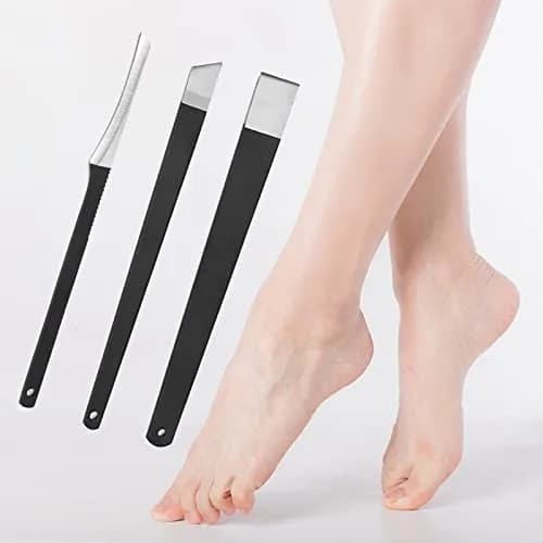 LOOKSEVEN Pedicure Knife Set for Ingrown Toenails, 3 Pieces Stainless Steel Foot Callus Remover Tool with Storage Bag | Professional Foot Care thumbnail 7