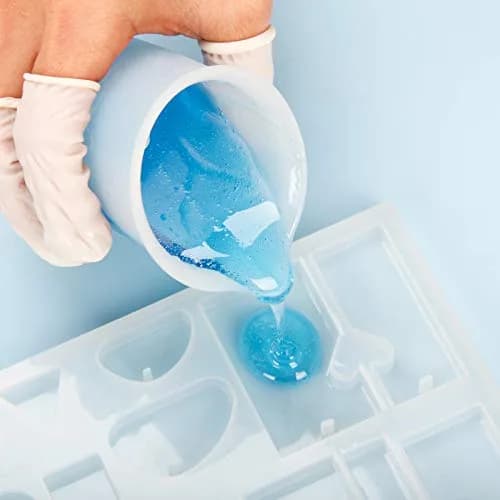 Nicpro Silicone Resin Measuring Cups Tool Kit 250ml & 100ml | 100 ml & 15ml Measure Cups, Stir Sticks, Spatula, Pipettes, Gloves thumbnail 4