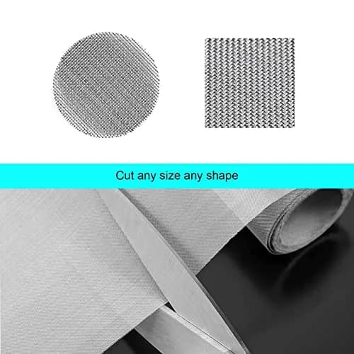 NSKONGDODO 304 Stainless Steel Woven Wire Mesh 30cm x 100cm (12" x 40") | Fine Filter Screen for Industrial Use thumbnail 4