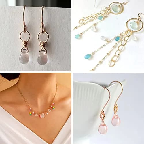 BB Beadthoven Craft Bead 200pcs | Transparent Teardrop Glass Beads for Jewelry & Crafts thumbnail 6