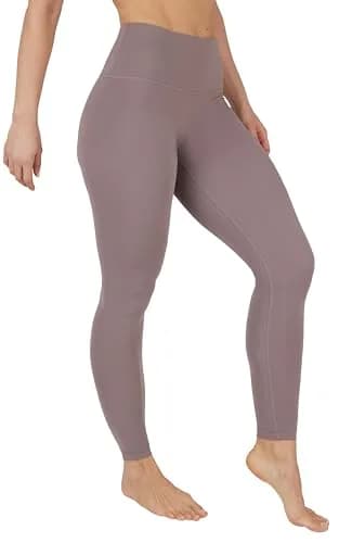 Yogalicious Womens Workout Legging High Waisted Squat Proof Sculpting Pant - Mocha - XL | Soft, Trendy & Supportive (70-120 chars) thumbnail 2