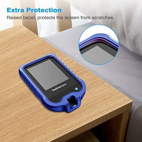 MEDMAX Silicone Case for Freestyle Libre 3 2 Reader | Navy Blue Protective Cover with Anti-Slip Grip thumbnail 4
