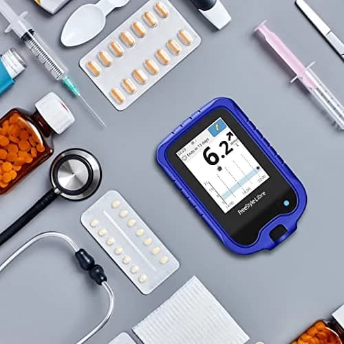 MEDMAX Silicone Case for Freestyle Libre 3 2 Reader | Navy Blue Protective Cover with Anti-Slip Grip thumbnail 7