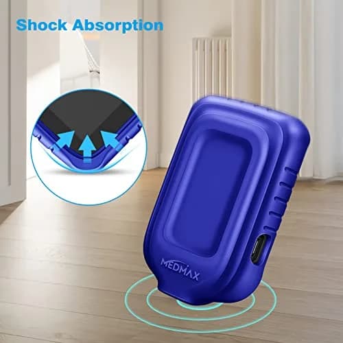 MEDMAX Silicone Case for Freestyle Libre 3 2 Reader | Navy Blue Protective Cover with Anti-Slip Grip thumbnail 3