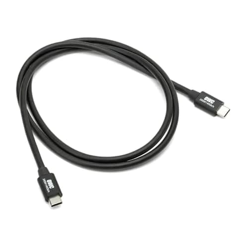 OWC Thunderbolt 4 USB-C Cable 40Gb/s 240W 0.72m (2.36 ft) | Certified for 8K Display & 240W Charging thumbnail 1
