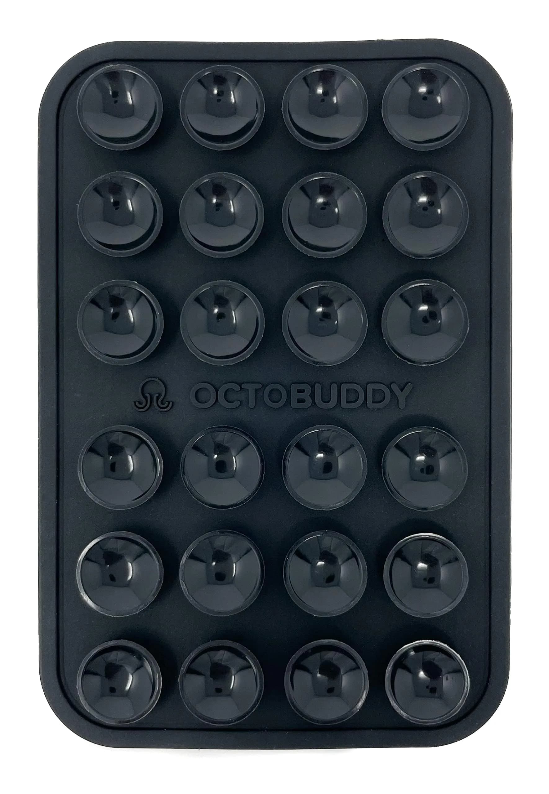 OCTOBUDDY Classic Silicone Suction Phone Mount, Darth Vader Black | Hands-Free for Selfies & Video