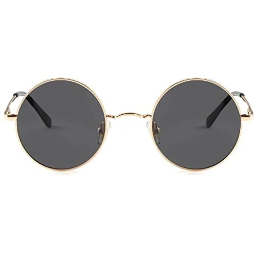Kursan Small Round Polarized Sunglasses for Women Men | UV400 Protection, Lightweight, Retro Style thumbnail 4