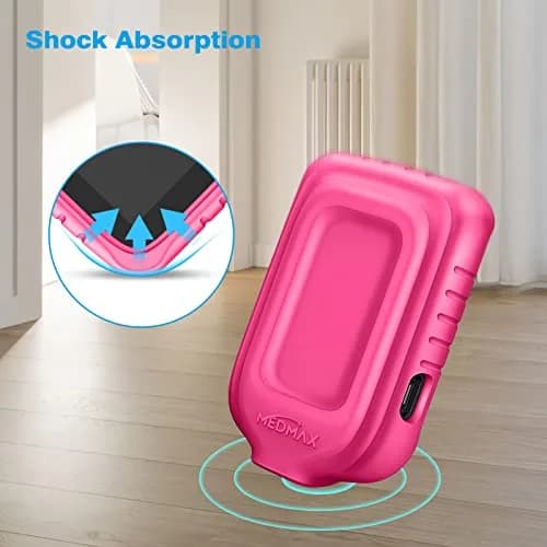 MEDMAX Silicone Case for Freestyle Libre 3 2 / Reader, Magenta | Protects Insulin Pump from Damage thumbnail 3
