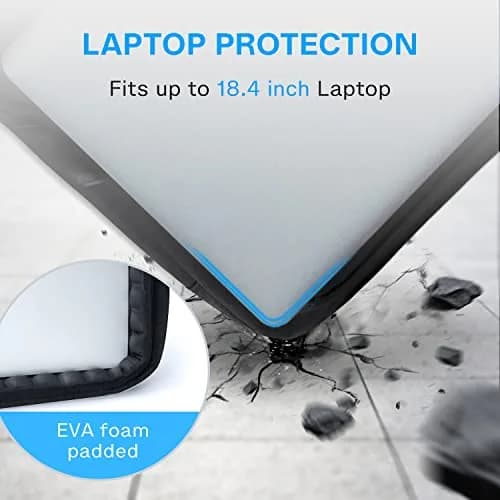 BAGSMART Expandable Laptop Briefcase for 18.4 Inch Laptops | Water-Resistant Business Travel Bag thumbnail 8