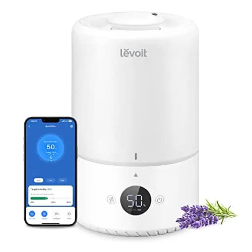 Levoit Smart Cool Mist Humidifier for Bedroom with Sensor, 3L | 25-Hour Runtime, App Control, Quiet Operation thumbnail 1