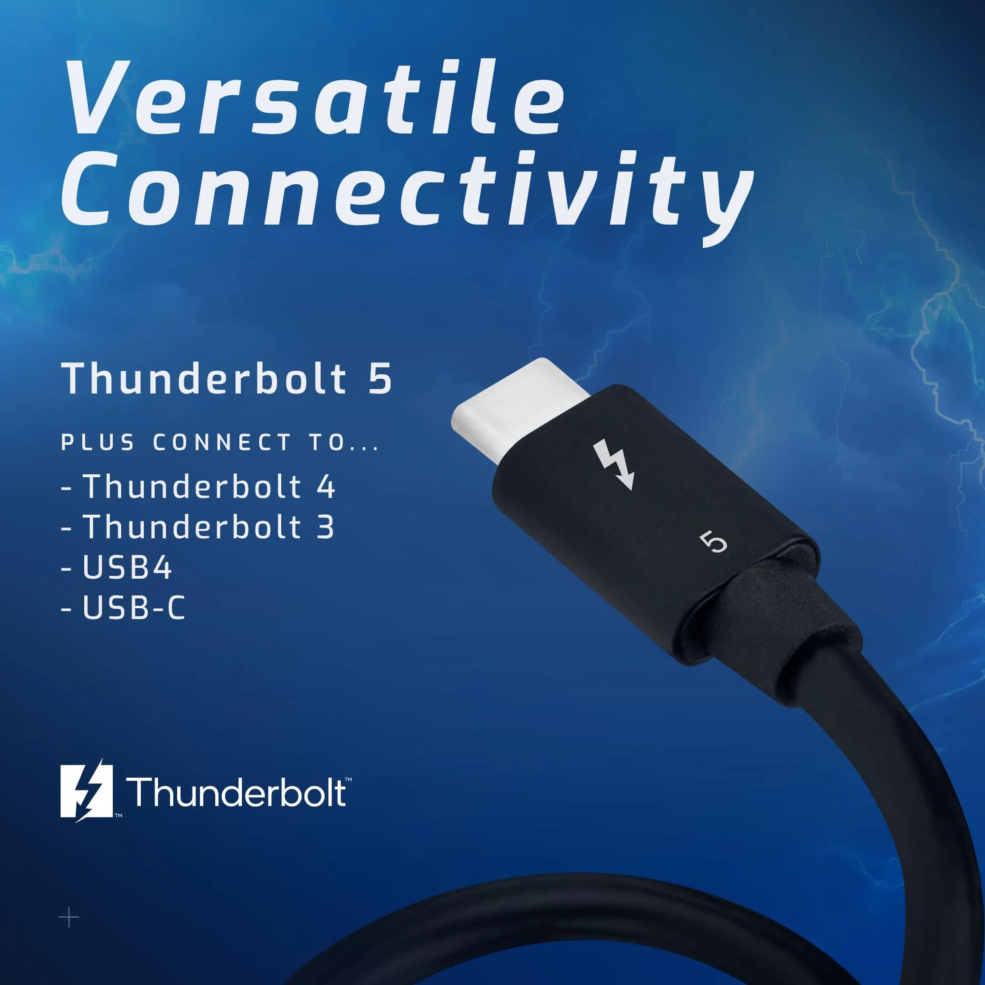 OWC Thunderbolt 4 USB-C Cable 1.0m (39in) | 40Gb/s Data, 240W PD, 8K Video - view 2