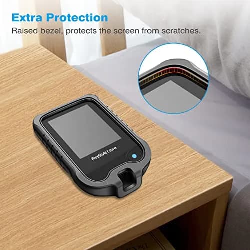 MEDMAX Silicone Case for Freestyle Libre 3 2 Reader | Black Protective Cover with Anti-Slip Grip thumbnail 4