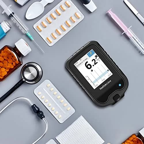 MEDMAX Silicone Case for Freestyle Libre 3 2 Reader | Black Protective Cover with Anti-Slip Grip thumbnail 7