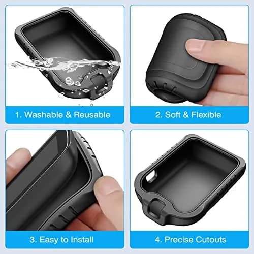 MEDMAX Silicone Case for Freestyle Libre 3 2 Reader | Black Protective Cover with Anti-Slip Grip thumbnail 8