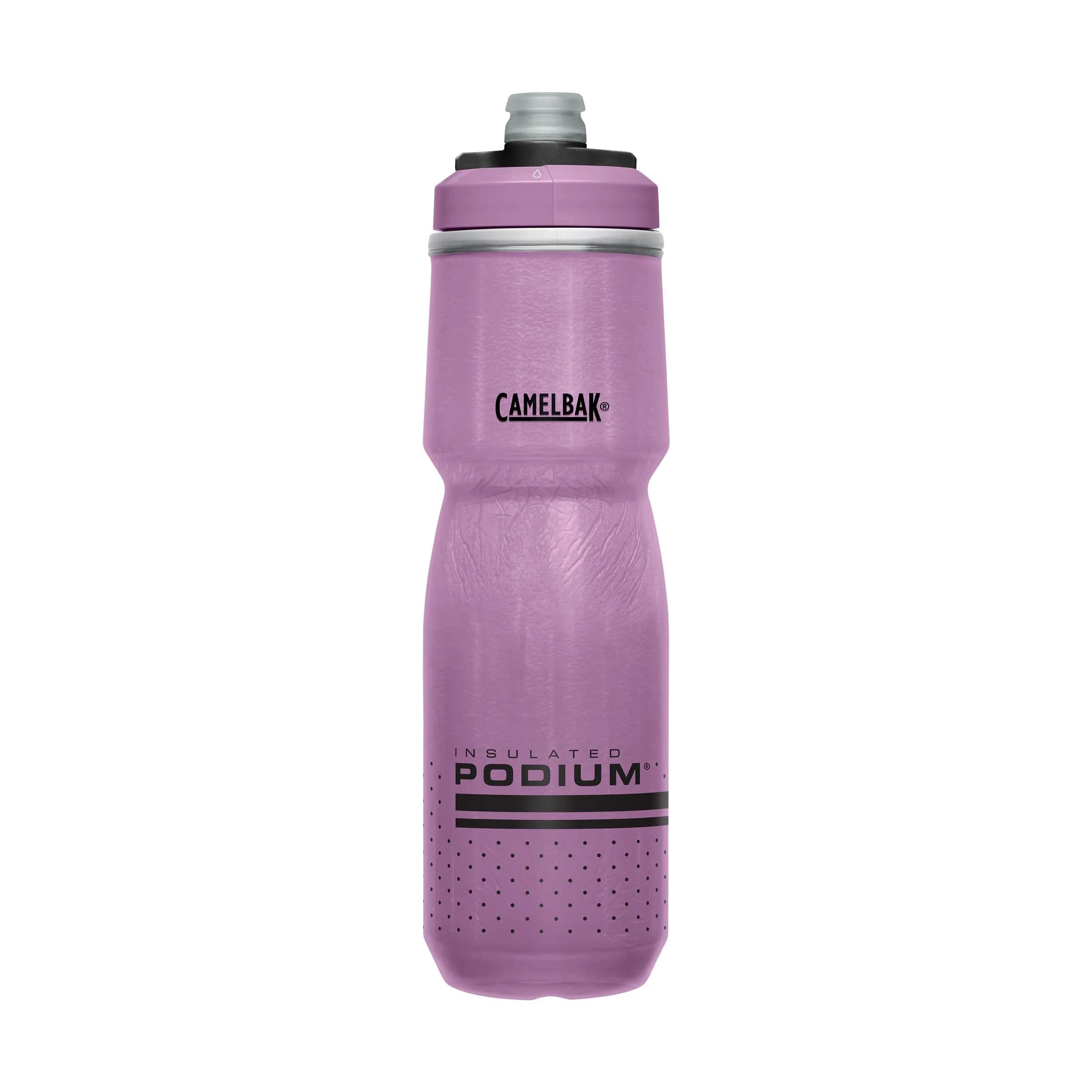 CamelBak Podium Chill Insulated Bike Water Bottle 710ml (24oz) | Keeps Water Cold Twice as Long — Purple / 24 Ounces