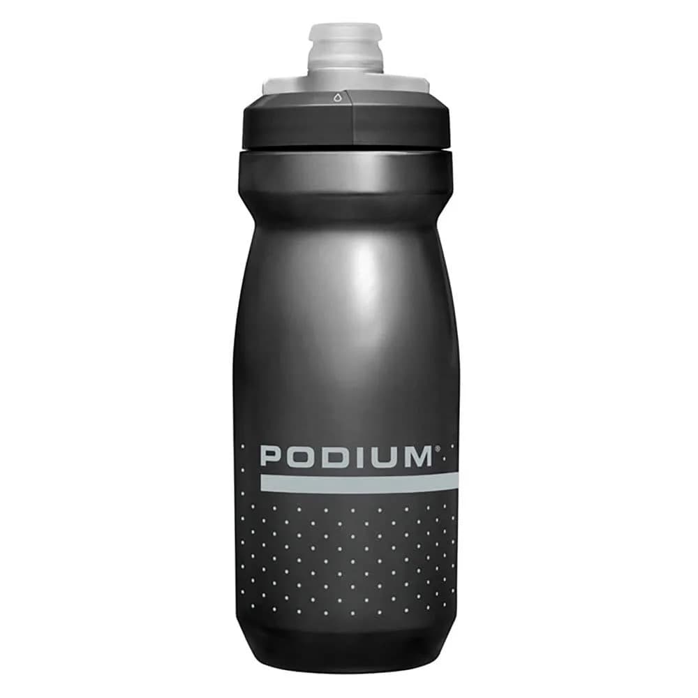 CamelBak Podium Water Bottle 600ml (21oz) | Secure Hydration for Cycling — Black