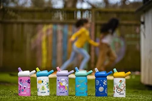 CamelBak Eddy+ Kids Stainless Steel Water Bottle 12oz (350ml) | Magic Unicorns thumbnail 6