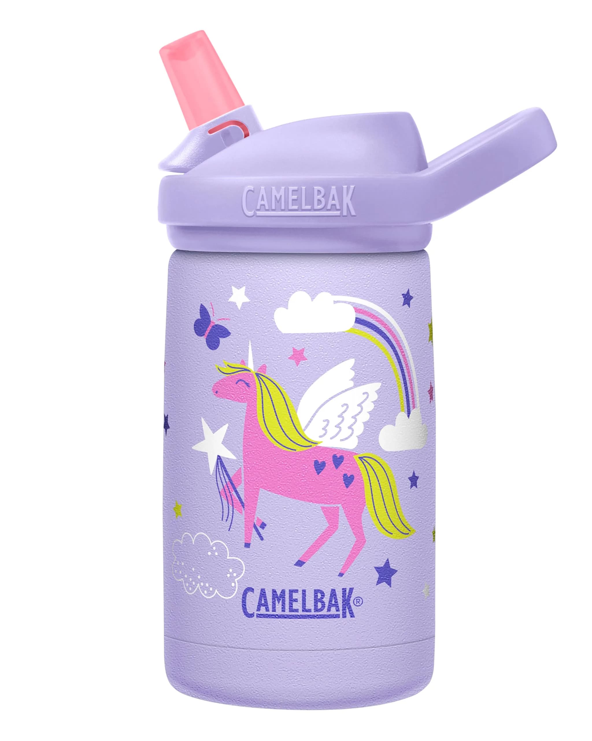 CamelBak Eddy+ Kids Stainless Steel Water Bottle 12oz (350ml) | Magic Unicorns - main product image