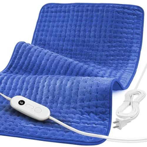 Siinsay 33" x 17" Extra Large Heat Pad for Back Shoulders | 6 Heat Levels, Fast Heating, Soft Micro Plush, Auto Shut-Off thumbnail 1