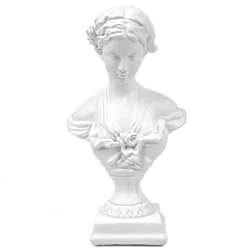 Norrclp Greek Statue of Venus Goddess Bust 21.8 cm (8.6in) | Classic Roman Head Sculpture for Home Decor thumbnail 1
