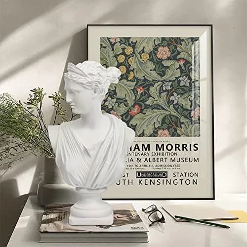 Norrclp Greek Statue of Diana Head Bust 31.75cm (12.5in) | Classic Roman Sculpture for Home Decor thumbnail 4
