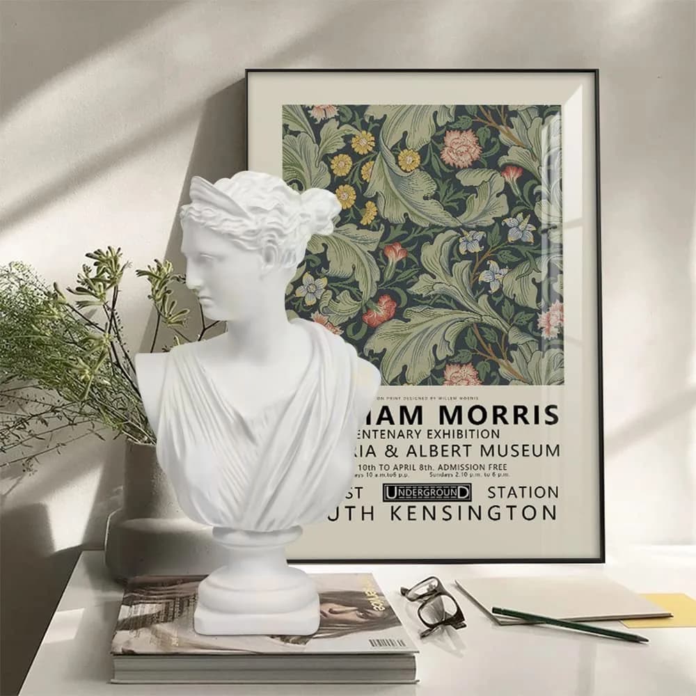 Norrclp Greek Statue of Diana Head Bust 31.75cm (12.5in) | Classic Roman Sculpture for Home Decor - view 4