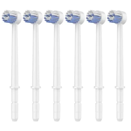 FreFeel Replacement Toothbrush Heads for Waterpik, 6 Count (Pack of 1) | Compatible with Aquarius, Complete Care, Cordless, For Kids, ION, Nano, Ortho Care, Radiance, Traveler, Ultra thumbnail 8