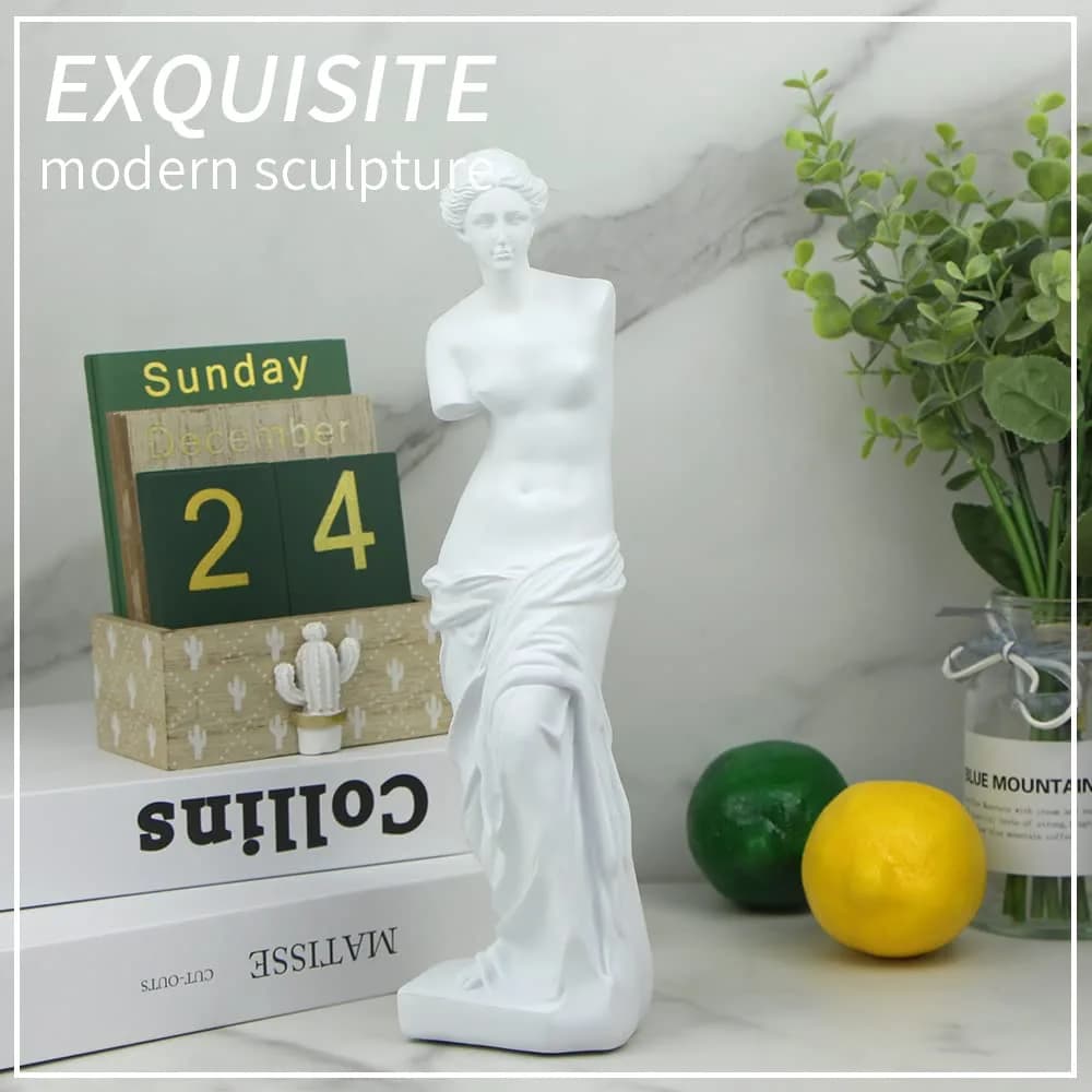 Norrclp Greek Statue of Venus Bust 29.21 cm (11.5 inches) | Classic Roman Mythology Sculpture for Home Decor - view 5