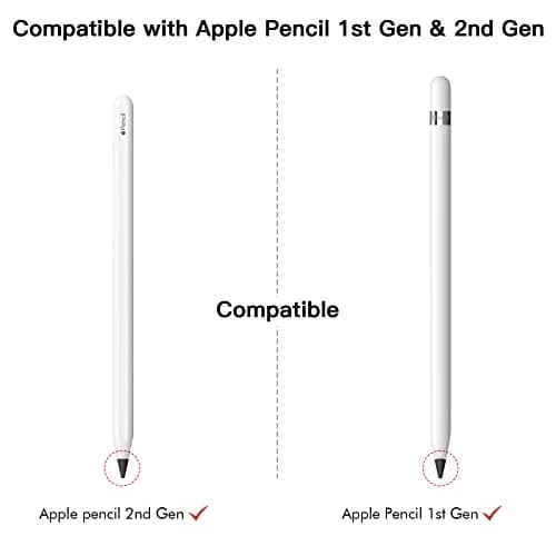 MEKO Replacement Tips for Apple Pencil 1st Gen & 2nd Gen | Durable Silicone, Sensitive Control (70-120 chars) thumbnail 2