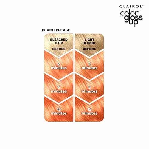 Clairol Color Gloss Up Temporary Hair Dye, Peach Please Hair Color 126ml (4.3 Fl Oz) | Vibrant Tones & Shine thumbnail 5