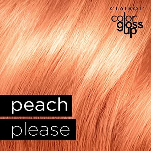 Clairol Color Gloss Up Temporary Hair Dye, Peach Please Hair Color 126ml (4.3 Fl Oz) | Vibrant Tones & Shine thumbnail 6