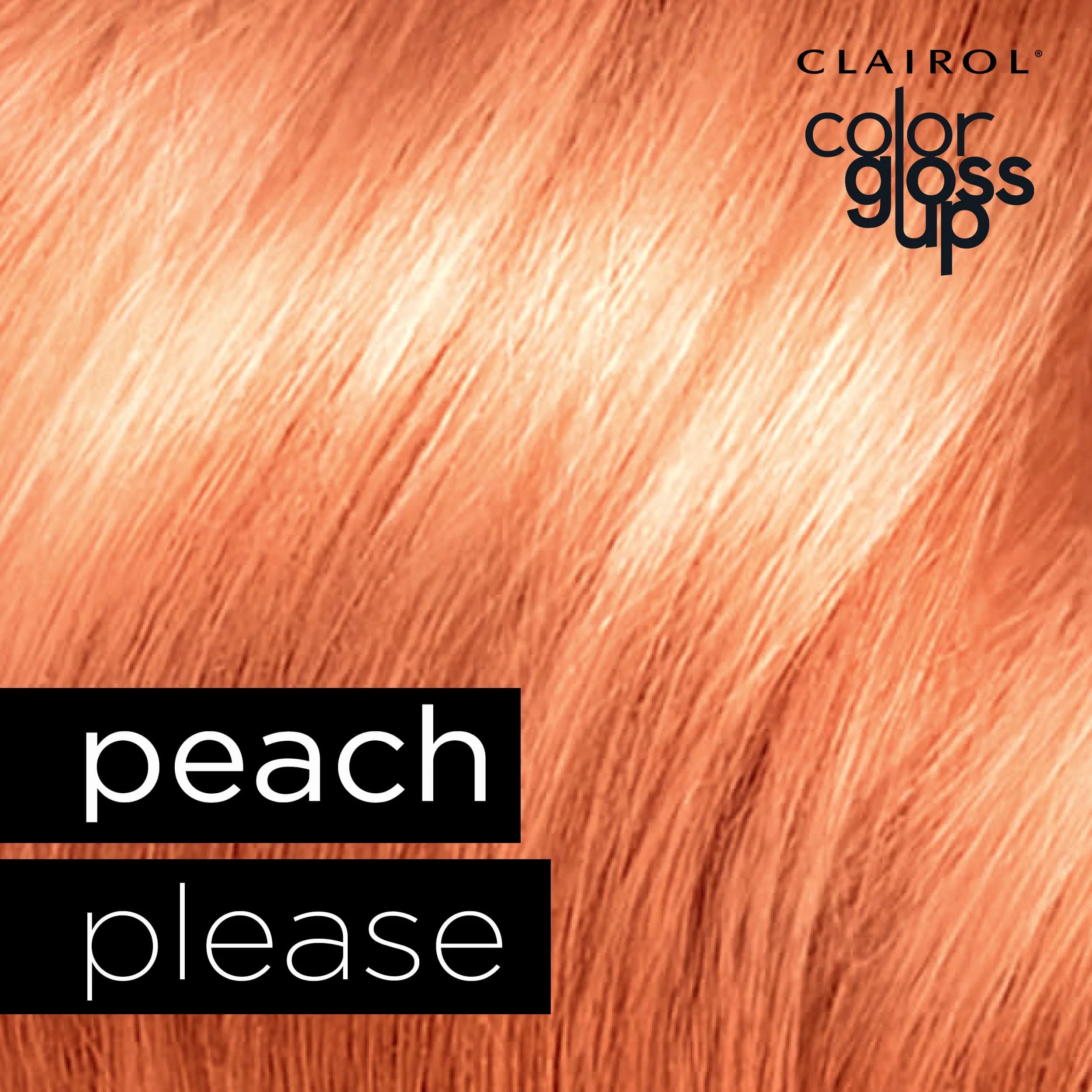 Clairol Color Gloss Up Temporary Hair Dye, Peach Please Hair Color 126ml (4.3 Fl Oz) | Vibrant Tones & Shine - view 6