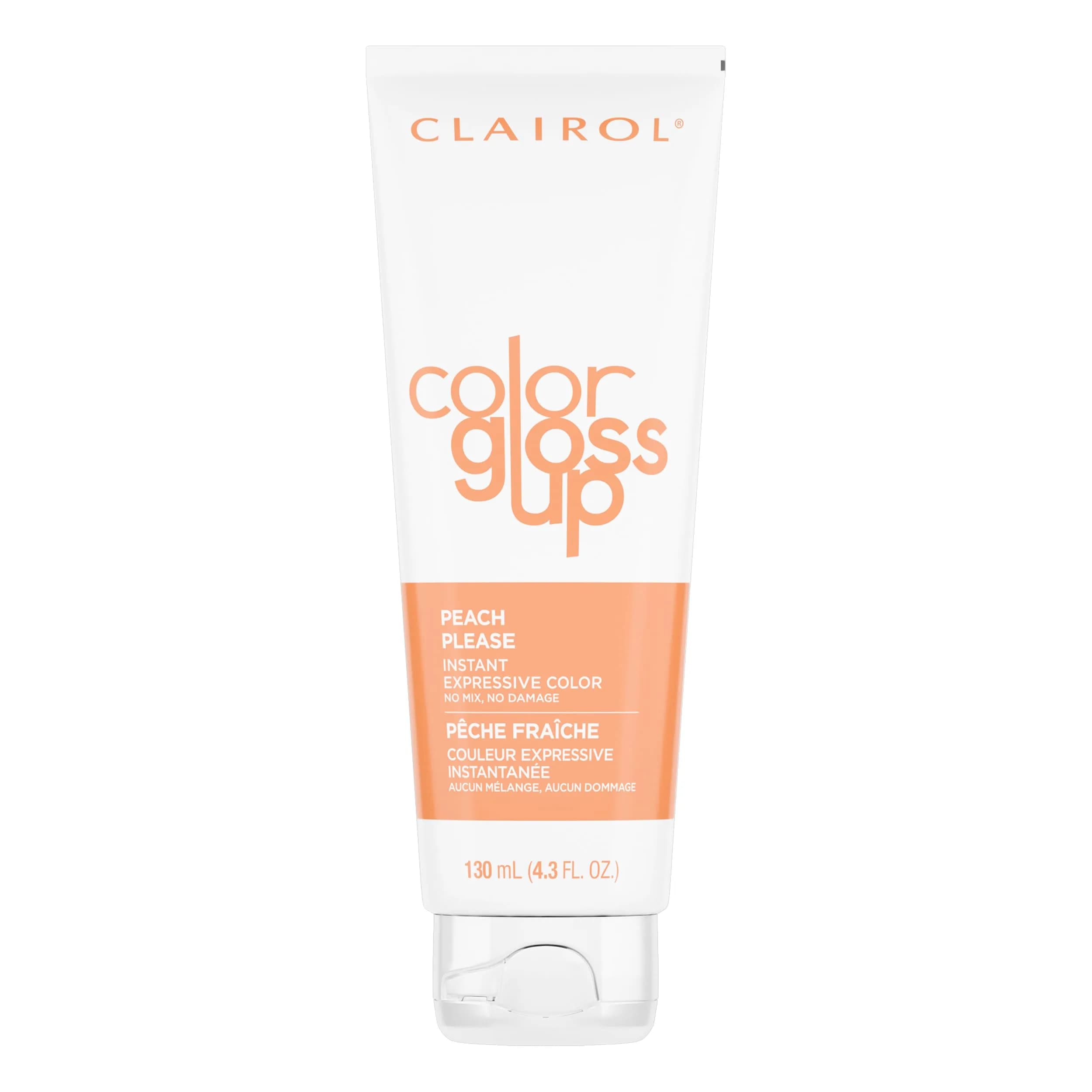 Clairol Color Gloss Up Temporary Hair Dye, Peach Please Hair Color 126ml (4.3 Fl Oz) | Vibrant Tones & Shine - main product image