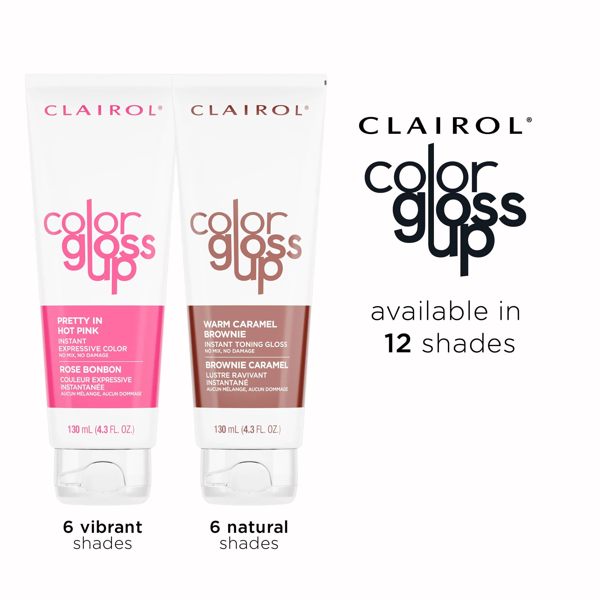 Clairol Color Gloss Up Temporary Hair Dye, Peach Please Hair Color 126ml (4.3 Fl Oz) | Vibrant Tones & Shine - view 3