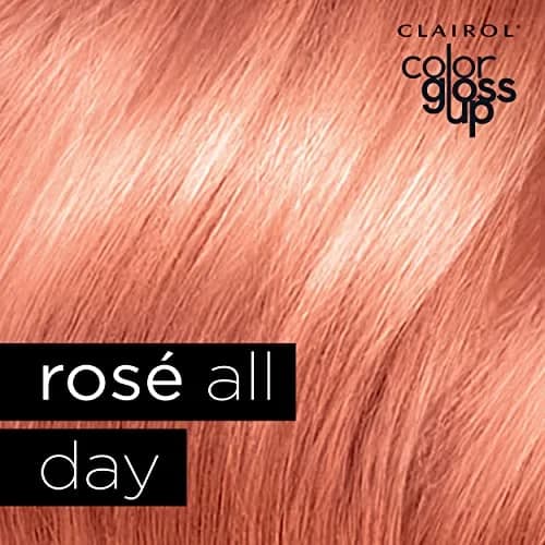 Clairol Color Gloss Up Temporary Hair Dye, Rosé All Day Hair Color, 125ml (4.3 Fl Oz) | Vibrant Rosé Tone & Shine thumbnail 6