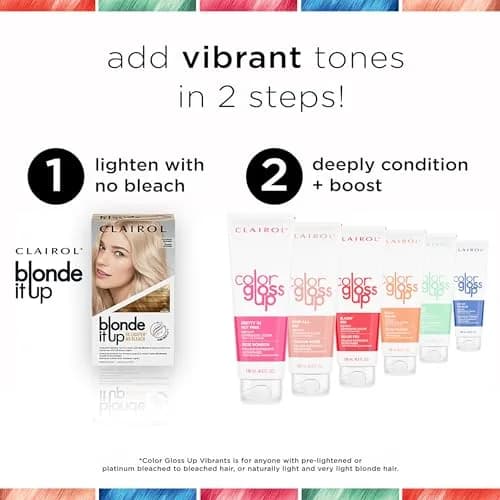 Clairol Color Gloss Up Temporary Hair Dye, Rosé All Day Hair Color, 125ml (4.3 Fl Oz) | Vibrant Rosé Tone & Shine thumbnail 7