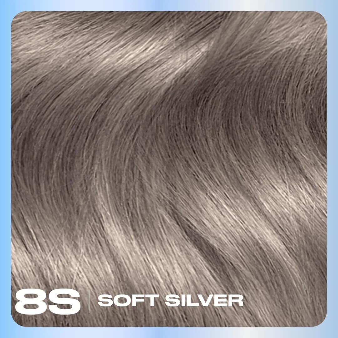 Clairol Nice'n Easy Permanent Hair Dye 8S Soft Silver | 6.26 Fl Oz Single Pack - view 3