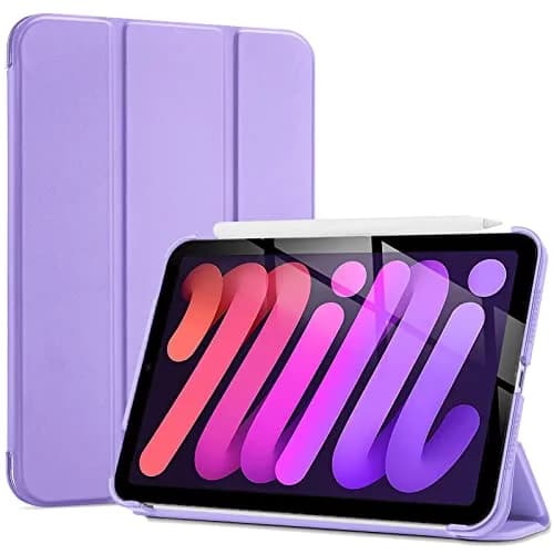 ProCase Smart Case for iPad mini 7 A17 Pro 2024/Mini 6 2021 8.3" | Purple Slim Protective Cover thumbnail 1