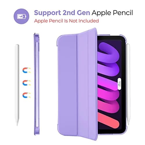ProCase Smart Case for iPad mini 7 A17 Pro 2024/Mini 6 2021 8.3" | Purple Slim Protective Cover thumbnail 5