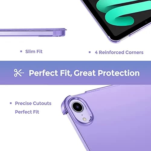ProCase Smart Case for iPad mini 7 A17 Pro 2024/Mini 6 2021 8.3" | Purple Slim Protective Cover thumbnail 6