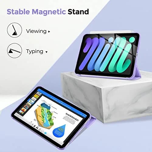 ProCase Smart Case for iPad mini 7 A17 Pro 2024/Mini 6 2021 8.3" | Purple Slim Protective Cover thumbnail 7