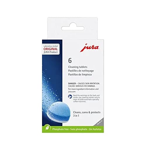Jura 3-Phase Espresso Cleaning Tablets 6 Count | TÜV-Certified Hygiene & Mineral Deposit Protection thumbnail 2
