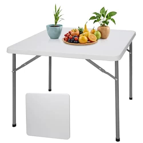 Saicool Folding Event Table 3FT | Heavy Duty Indoor Outdoor Picnic Table with Handle Lock thumbnail 1