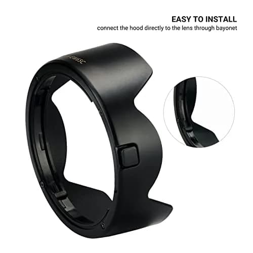JJC Lens Hood for Canon RF 16mm F2.8 STM Lens | Reversible, Impact-Resistant, Compatible with 43mm Filters & Cap thumbnail 6