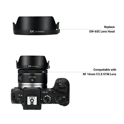 JJC Lens Hood for Canon RF 16mm F2.8 STM Lens | Reversible, Impact-Resistant, Compatible with 43mm Filters & Cap thumbnail 4