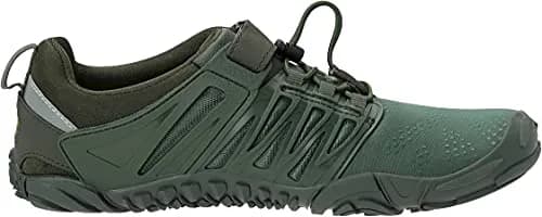 WHITIN Women's Minimalist Barefoot Trail Running Shoes Green 8.5 | Zero Drop, Wide Toe Box, Slip-Resistant thumbnail 4