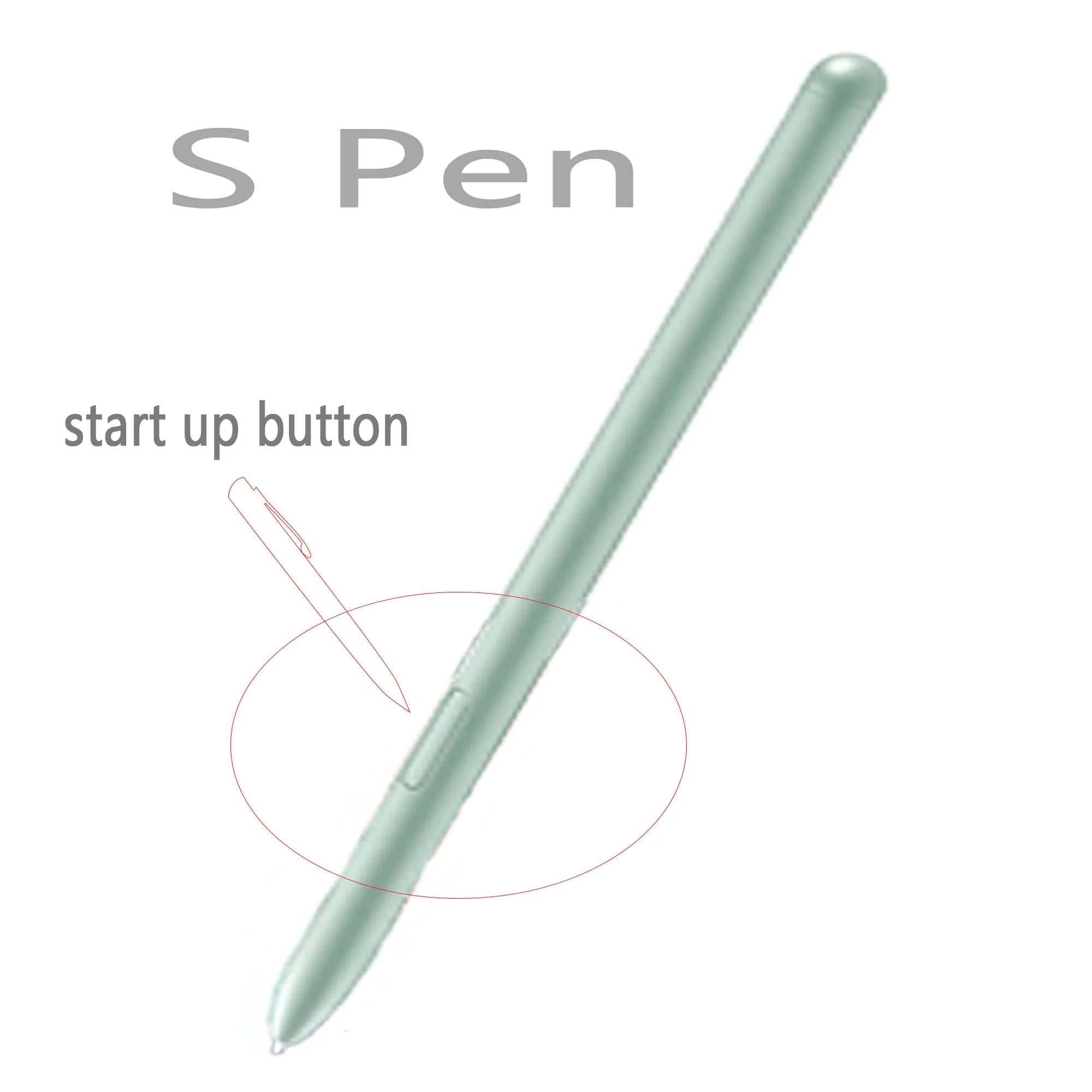 CaoXiong Green Stylus Pen for Samsung Galaxy Tab S7 FE & S7+ | 4096 Pressure Levels - view 3